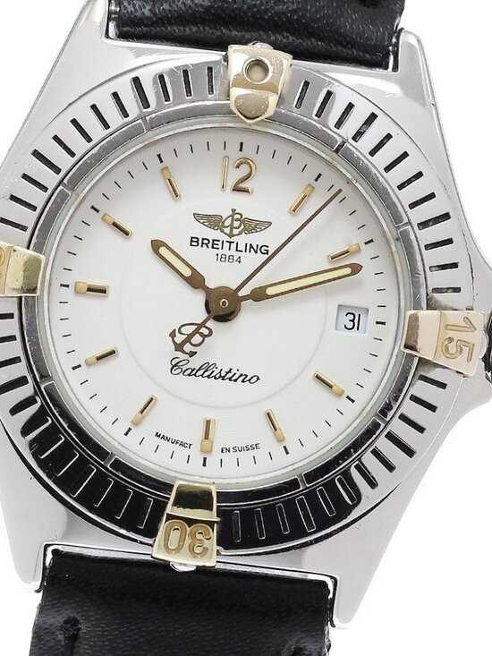 BREITLING Calistino B52044 Date white Dial Quartz Ladies Watch_950382 main image 4